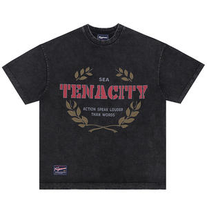 เสื้อยืดแบบสวมหัวคอกลมผ้าคอตตอนขนาดใหญ่สำหรับ100% เสื้อยืดแบบลำลองพิมพ์โลโก้ได้ตามต้องการ - Product Image 2