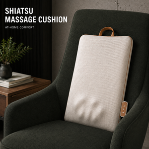 Cuscino Massaggiante Shiatsu e Impastante Riscaldante <span class=keywords><strong>a</strong></span> Batteria per Schiena, Ultra-Sottile ed Ergonomico, per Auto, <span class=keywords><strong>Casa</strong></span> e Ufficio, Supporto per Schiena e Vita - Product Image 1