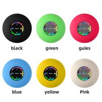 Haut-parleurs sans fil portables colorés Radio Caisson de basses Rond Petit canon en acier BT Mini haut-parleur 3D