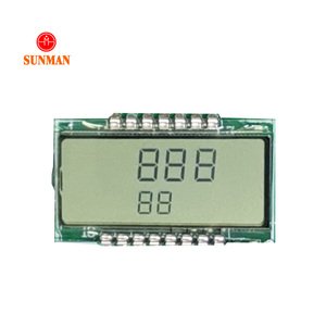 온도 및 습도를위한 맞춤형 TN 포지티브 LCD 모듈 5 자리 7 세그먼트 LCD 디스플레이 - Product Image 3