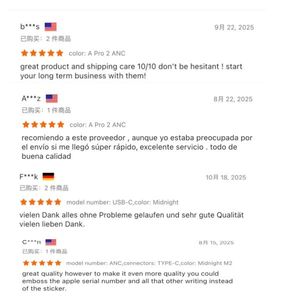 Auricolari TWS Air Pro3 Max con Cancellazione del Rumore ANC, <span class=keywords><strong>Cuffie</strong></span> <span class=keywords><strong>da</strong></span> <span class=keywords><strong>Gioco</strong></span> con Ricevuta, Disponibili in Stock USA e UE, per Pod 2 Gen 4 - Product Image 3