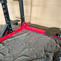 Rack à haltères en acier pour salle de sport commerciale, cage de musculation, équipement de fitness
