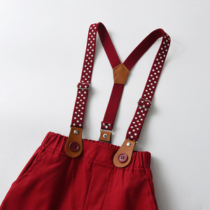 Ensemble <span class=keywords><strong>de</strong></span> costumes <span class=keywords><strong>de</strong></span> Noël en gros pour garçons, <span class=keywords><strong>tenue</strong></span> <span class=keywords><strong>de</strong></span> cérémonie élégante verte et rouge avec bretelles pour <span class=keywords><strong>petit</strong></span> bébé garçon, idéal pour les banquets d'enfants - Product Image 3