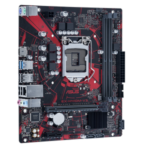 ใหม่สำหรับเมนบอร์ด EX-H410M-V3 LGA1200 รองรับซีพียูรุ่นที่ 10 ของ Core I7/i5/i3 แรม DDR4 64GB เมนบอร์ดแบบตั้งโต๊ะคู่ LGA 1200 - Product Image 1