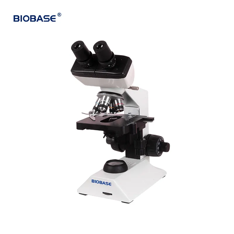 BIOBASE-Microscopio de China con Piezas ópticas LED, microscopio biológico de laboratorio invertido