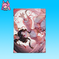 Couverture en flanelle personnalisée, impression personnalisée de photos, service OEM, couverture en flanelle polaire de dessin animé, jeté de voyage