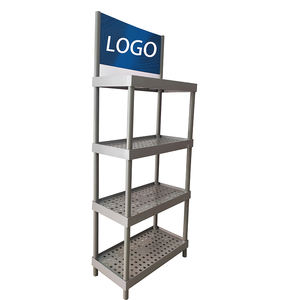 Estantes de Plástico Apilables de 4 Niveles para Botellas y Bebidas, Resistentes y de Alta Calidad, para Almacenamiento en Garaje - Product Image 3