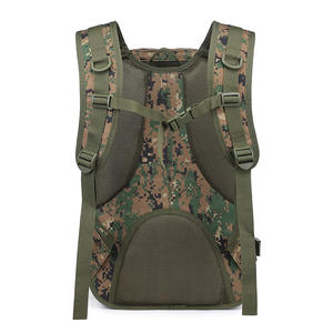 Manufacturer X7 Vintage Tactical Computer <b>Backpack</b> Swordfish Camouflage Design Double Shoulder Polyester Travel Hiking - Product Image 2