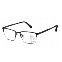 Lunettes photochromiques antireflet pour hommes, verres à changement de couleur, anti-lumière bleue, demi-monture, progressives, multifocales, pour la lecture