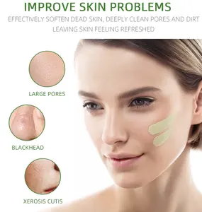 Mascarilla facial para mujer, cubrebocas con hoja de arcilla de carbón vegetal, para limpieza facial, para verano, OEM