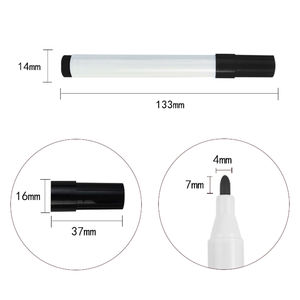 Marqueurs textiles KHY Premium, encre permanente, 12 couleurs, lavables, non toxiques, séchage rapide, pointe <span class=keywords><strong>feutre</strong></span>. - Product Image 4