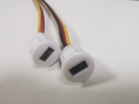 Lumière LED pour placard 12-24V, détecteur de mouvement IR, interrupteur à capteur de porte et de main avec 2 détecteurs, interrupteur à capteur de porte IR pour armoire, placard