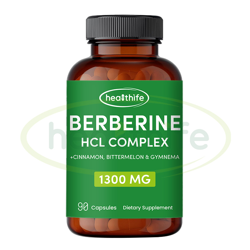 Healthife Berberine HCL Complex Capsules With Ceylon Cinnamon OEM Private Label Manufacturer