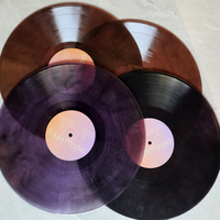 Vente en gros d'usine, disques vinyles de 7 pouces, 10 pouces, 12 pouces, pressage personnalisé d'albums de célébrités, disques vinyles avec pochette dorée/argentée, impression offset