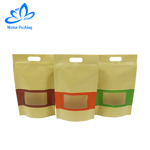 <span class=keywords><strong>M</strong></span>-stern Verpackung Lieferant Kaffee bean taschen stand up pouch kraft papier tasche mit sichtfenster - Product Image 5