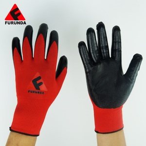 Campione Gratuito <span class=keywords><strong>Guanti</strong></span> da Lavoro da <span class=keywords><strong>Uomo</strong></span> con Palmo Rivestito in Nitrile Guanto di Sicurezza per Meccanica e Costruzioni - Product Image 4