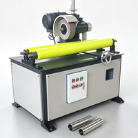 Machine de polissage de cercles extérieurs de tuyaux ronds à grande vitesse, polisseuse de tubes en acier inoxydable pour finition miroir