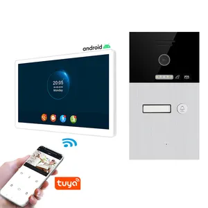 Multi Apartment 8-Zoll-Touch-Taste Home Security Smart Video Türklingel Telefon Video Intercom System