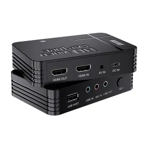 Ezcap288P 독립 실행 형 1080P HD HDMI AV 비디오 캡처 상자에서 HD 게임 캡처 PS3 PS4 Xbox 1 Xbox 360 게임 레코더