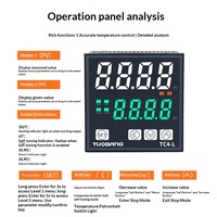 Controlador de Temperatura con Pantalla LED TUOBANG TC4-S/M/H/L/W 14RV, Termostato Inteligente PID ODM/OEM para Máquinas de Empaquetado Industrial