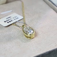 Collier Pendentif Vintage en Argent Sterling 925 Plaqué Or 18K avec Moissanite Taille Ovale – Vente en Gros Usine
