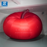 Offre Spéciale Gonflable Simulation Fruit Promotion Modèle Ballon Gonflable Géant Pomme Fruit Pour La Publicité Décoration