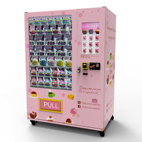 Distributeur automatique de gâteaux intelligent ZhongDa avec écran tactile de 22 pouces, paiement par carte de crédit/QR, SDK et surveillance à distance