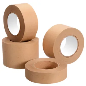 Best Price Self Adhesive Water Activated Kraft Paper Gummed Tape Strong Sticky For Packing Masking Wrapping