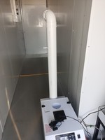 Humidificador ultrasónico industrial de 12 cabezales para máquina de niebla de 400W para invernadero