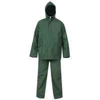 Combinaison de pluie 2 pièces en PVC et polyester, imperméable, coupe-vent et respirante, pour la randonnée, le travail industriel et l'agriculture - Vente en gros usine