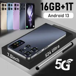 2024 새로운 디자인 폴드 S24 울트라 + 5G 휴대 전화 12 + 512GB 거대한 메모리 안드로이드 13 뜨거운 판매 S 폴드 24 스마트 폰