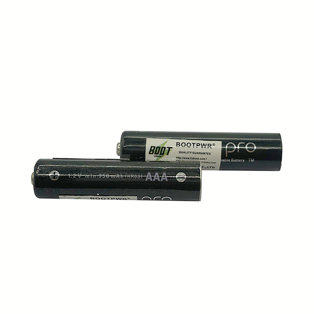 Original Authentic Made AAA Ni-MH Rechargeable Battery 1.2V 950mAh High Power Low Self-discharge Black Battery