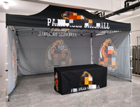 Tente Pop-Up Personnalisée 10x10 10x15 10x20, Imprimée sur Mesure, avec Structure en Aluminium, Imperméable, Anti-UV, Abri Entièrement Couvert, pour Drapeau et Table