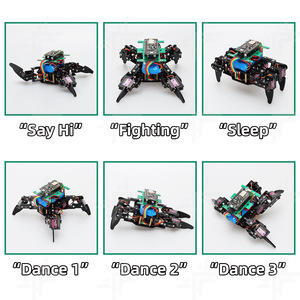 कारखाने की आपूर्ति वाई-फाई नियंत्रित क्वाड्रड स्पाइडर चार-पैर वाले रोबोट किट के लिए 4-पैर वाले रोबोट किट - Product Image 1