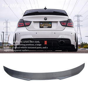 สปอยเลอร์หลังคาร์บอนไฟเบอร์ทรง PSM สำหรับรถ BMW ซีรีส์ 3 E90 4 ประตู/E90 M3 ปี 2004-2011 - Product Image 1