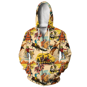 Nuova felpa con cappuccio personalizzabile con stampa leopardata occidentale con tasche Casual primavera e autunno abbigliamento sportivo - Product Image 2