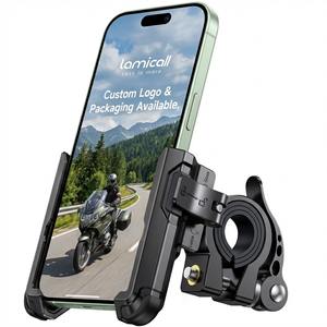 Support de téléphone Lamicall BP11 pour vélo et moto, fixation rapide 1s, idéal pour la course en extérieur, cadeau parfait pour la Fête des Pères - Product Image 1