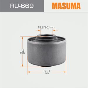 MASUMA RU-669 PIEZAS DE GOMA PARA AUTOMÓVILES Buje de Columna de Dirección Soporte de Eje - Product Image 2