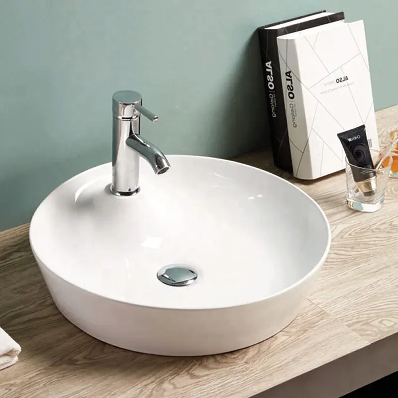 Factory New Arrival Countertop Wash Basin Luxury Ceramic Bathroom Sink