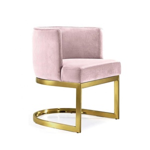 <span class=keywords><strong>Chaise</strong></span> de vanité haut de gamme en <span class=keywords><strong>velours</strong></span> avec structure métallique <span class=keywords><strong>cantilever</strong></span> dorée pour salons de luxe – Vente en gros - Product Image 5