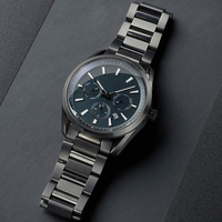 Montre automatique de réserve pour hommes 9120 Mouvement automatique Exposition Case Back 10 ATM Montre de plongée en cristal de saphir