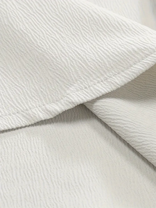 เสื้อเชิ้ตติดกระดุมแขนสั้นสำหรับผู้ชายเสื้อลำลองระบายอากาศโพลีเอสเตอร์มีปกตั้งโลโก้ออกแบบได้ตามต้องการสำหรับฤดูร้อน - Product Image 6