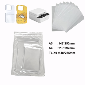 <span class=keywords><strong>Htvront</strong></span> - Láminas de Papel de Sublimación 3D Tamaño A4 (210*297 mm) para Prensado en Caliente, Compatibles con Carcasas de Teléfono H17, Personalización de Imágenes - Product Image 1