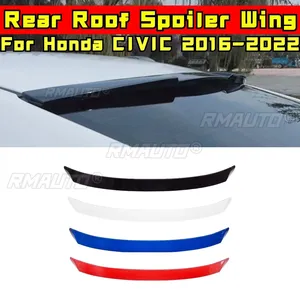 ชุดแต่งสปอยเลอร์หลังคา สีส้ม รุ่น A สำหรับ Honda CIVIC เจนเนอเรชั่น 10 ปี 2016-2022 อุปกรณ์ตกแต่งรถยนต์ - Product Image 4