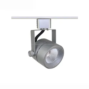 Mini Teto Spotlight Cilindro Interno Ajustável 7W Dimmable COB Track Light Alumínio Habitação Track Lâmpadas Para Loja de Roupas