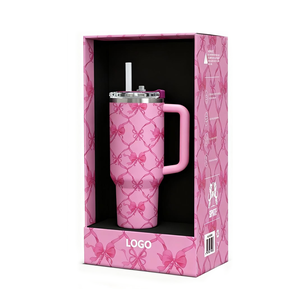 Nuevo Vaso Térmico de 40 oz, Marca H2.0, Doble Pared, Acero Inoxidable, Aislamiento al Vacío, Gran Capacidad, Regalo de Navidad, con Asa - Product Image 1