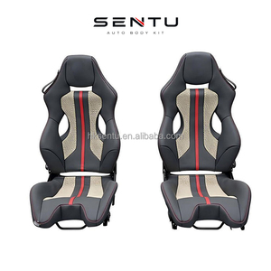 เบาะรถแข่งคาร์บอนไฟเบอร์แห้งสำหรับ Ferrari 488 Pista 296 Sf90 F8 ชิ้นส่วนคาร์บอนภายใน - Product Image 1