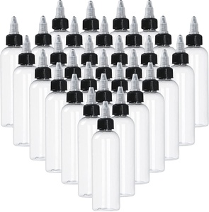 Échantillon GRATUIT Flacon applicateur transparent en plastique pour huile capillaire, 30ml, 60ml, 100ml, 150ml, avec bouchon à visser - Product Image 3