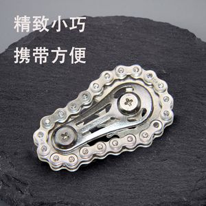 Fidget Spinner à engrenages métalliques, jouet mécanique anti-stress pour jeunes, unisexe - Product Image 5