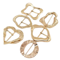 Broche Tri-Glide Personnalisée avec Logo pour Boucle, Alliage de Zinc Durable pour Sacs, Chaussures, Vêtements - Accessoire Imprimé de Style Occidental